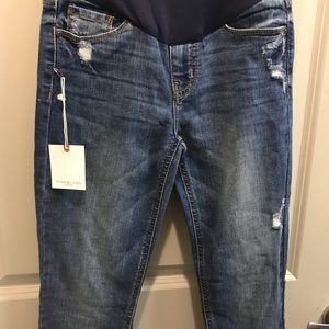 Never worn maternity boyfriend jeans